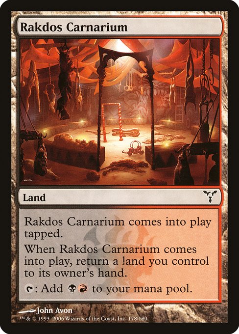 【Foil】【EN】ラクドスの肉儀場/Rakdos Carnarium [DIS] 無C No.178