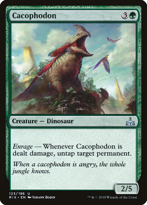 【EN】カコフォドン/Cacophodon [RIX] 緑U No.123