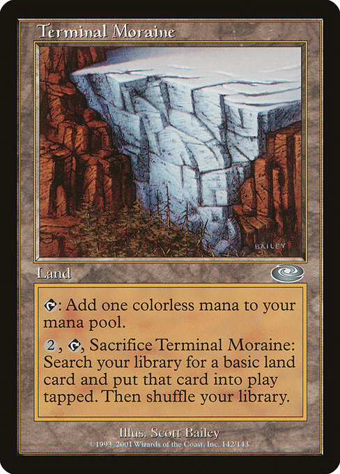 【Foil】【EN】堆石堤/Terminal Moraine [PLS] 無U No.142