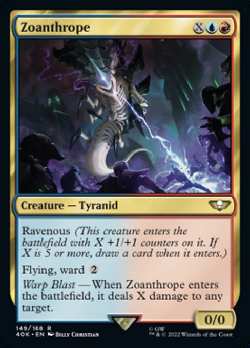 【Foil】【EN】Zoanthrope [40K] 金R No.149★