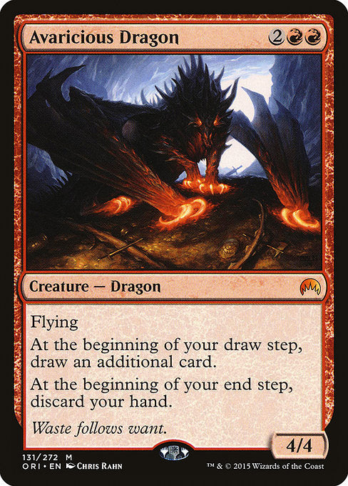 【EN】強欲なドラゴン/Avaricious Dragon [ORI] 赤M No.131