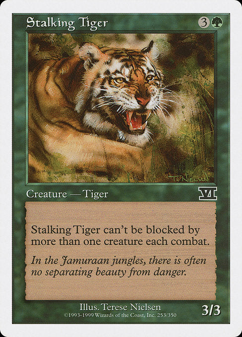 【EN】忍び寄る虎/Stalking Tiger [6ED] 緑C No.253