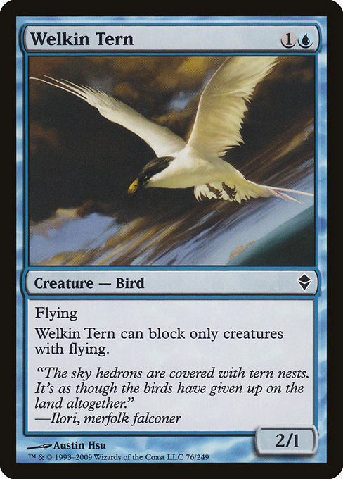 【Foil】【EN】天空のアジサシ/Welkin Tern [ZEN] 青C No.76