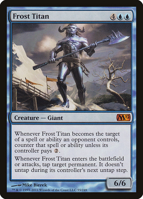 【Foil】【EN】霜のタイタン/Frost Titan [M12] 青M No.55