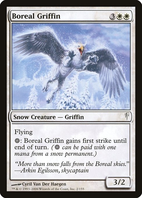 【EN】ボリアルのグリフィン/Boreal Griffin [CSP] 白C No.2