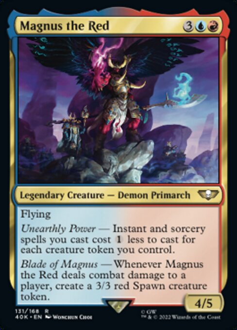 【Foil】【EN】Magnus the Red [40K] 金R No.131★