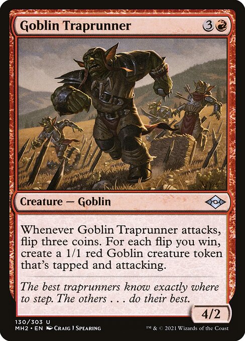 【EN】ゴブリンの罠走り/Goblin Traprunner [MH2] 赤U No.130