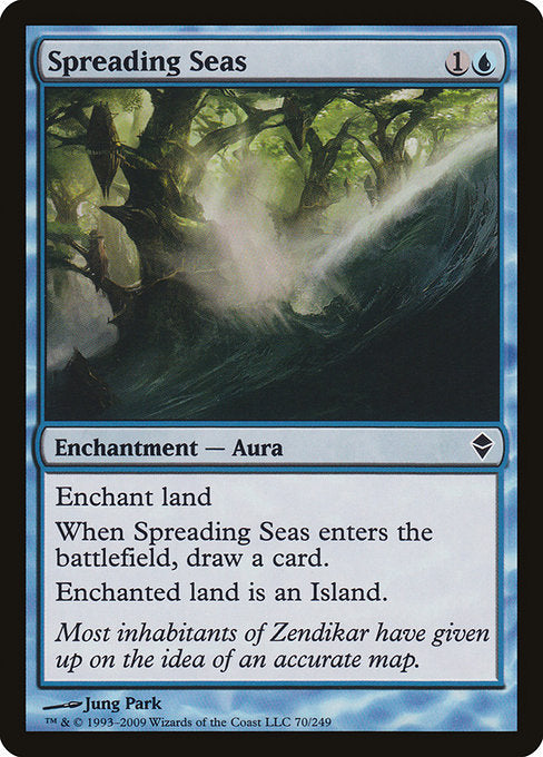 【Foil】【EN】広がりゆく海/Spreading Seas [ZEN] 青C No.70