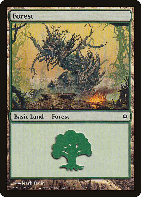 【Foil】【EN】森/Forest [NPH] 無C No.174