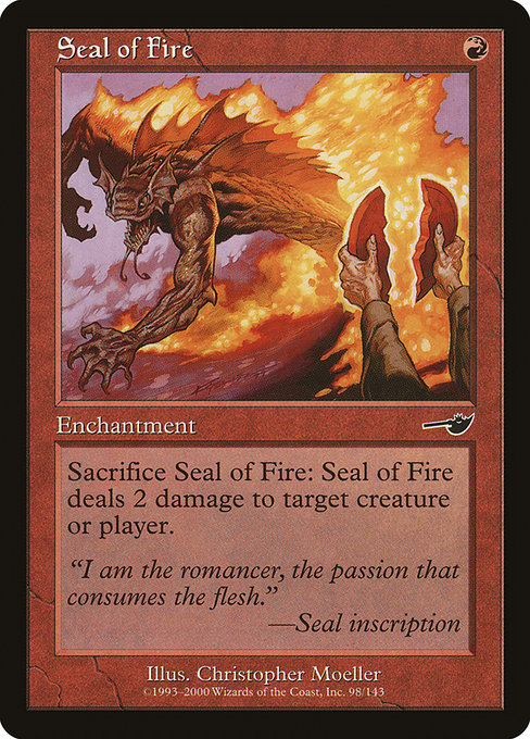 【EN】炎の印章/Seal of Fire [NEM] 赤C No.98