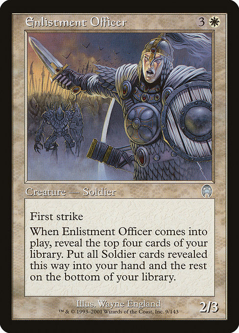 【EN】募兵官/Enlistment Officer [APC] 白U No.9