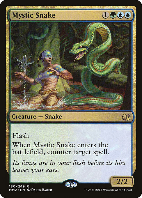 【EN】神秘の蛇/Mystic Snake [MM2] 金R No.180