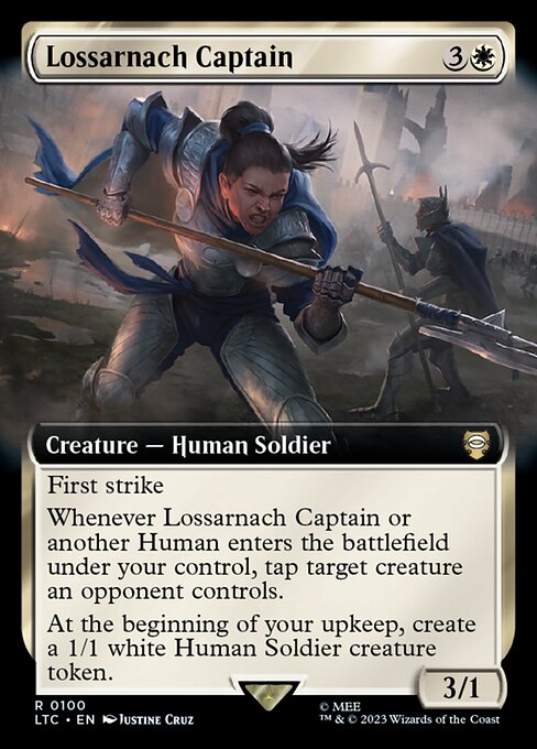 【EN】ロッサールナハの隊長/Lossarnach Captain [LTC] 白R No.100