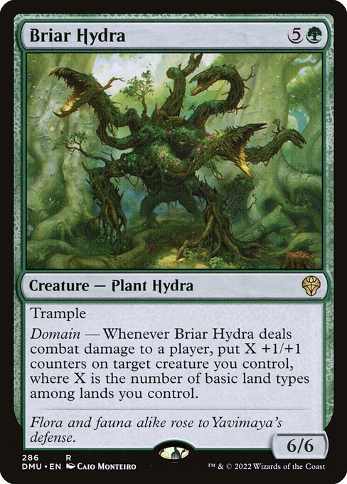 【EN】茨のハイドラ/Briar Hydra [DMU] 緑R No.286