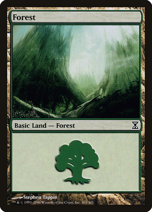 【Foil】【EN】森/Forest [TSP] 無C No.301