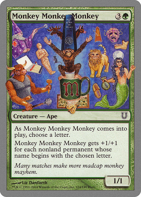 【EN】Monkey Monkey Monkey [UNH] 緑C No.104