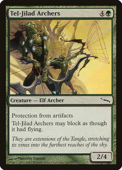 【Foil】【EN】テル＝ジラードの射手/Tel-Jilad Archers [MRD] 緑C No.131
