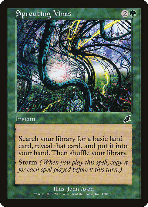 【Foil】【EN】芽吹くツタ/Sprouting Vines [SCG] 緑C No.128