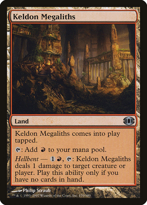 【Foil】【EN】ケルドの巨石/Keldon Megaliths [FUT] 無U No.170