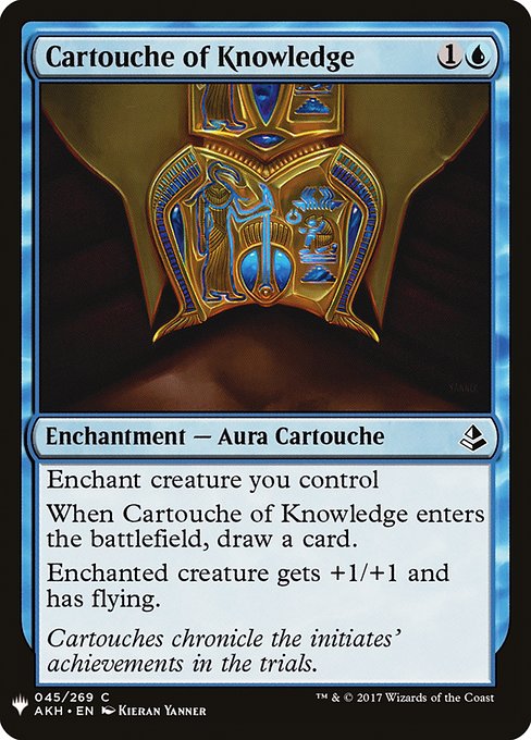 【EN】知識のカルトーシュ/Cartouche of Knowledge [MB1] 青C No.309
