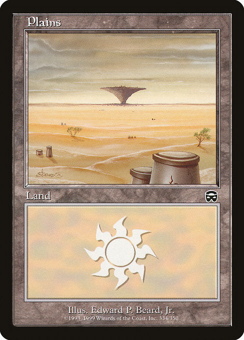 【Foil】【EN】平地/Plains [MMQ] 無C No.334