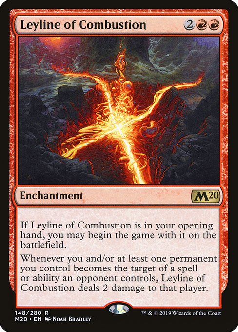 【EN】発火の力線/Leyline of Combustion [M20] 赤R No.148