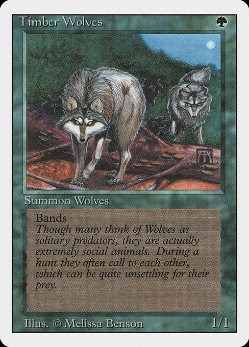 【EN】森林狼/Timber Wolves [3ED] 緑R No.219