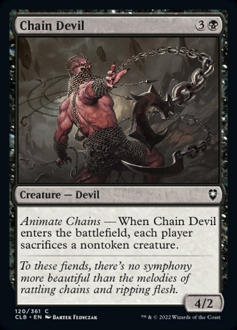 【EN】チェイン・デヴィル/Chain Devil [CLB] 黒C No.120