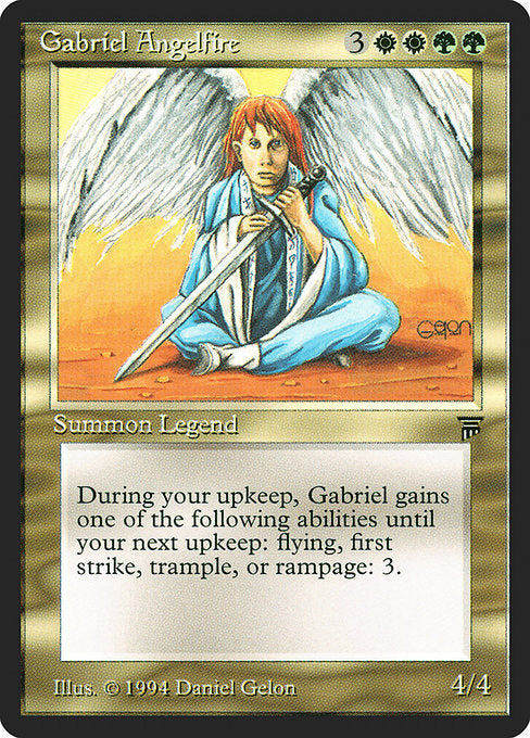【EN】天使の炎ガブリエル/Gabriel Angelfire [LEG] 金R No.226