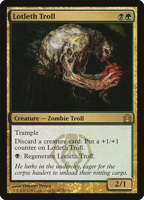 【EN】ロッテスのトロール/Lotleth Troll [RTR] 金R No.177