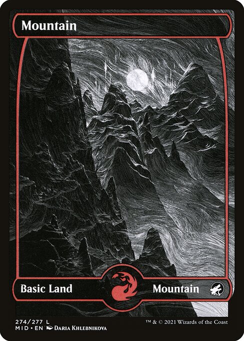 【Foil】【EN】山/Mountain [MID] 無C No.274