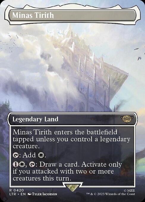 【Foil】【EN】ミナス・ティリス /Minas Tirith [LTR] 無R No.420