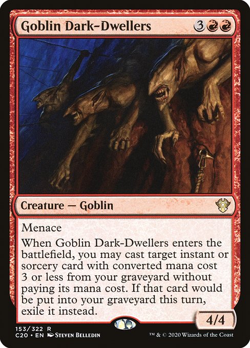 【EN】ゴブリンの闇住まい/Goblin Dark-Dwellers [C20] 赤R No.153