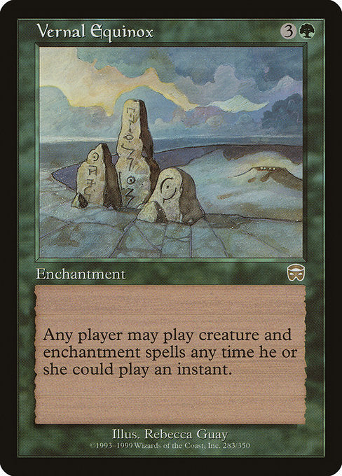【Foil】【EN】春分/Vernal Equinox [MMQ] 緑R No.283