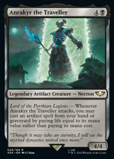 【Foil】【EN】Anrakyr the Traveller [40K] 茶R No.28★