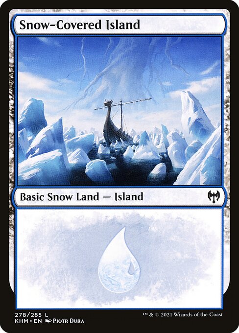 【EN】冠雪の島/Snow-Covered Island [KHM] 無C No.278