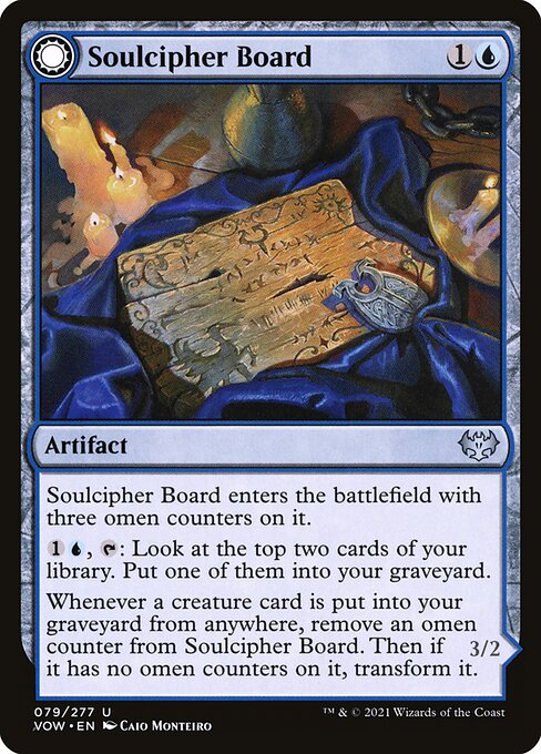 【Foil】【EN】Soulcipher Board // Cipherbound Spirit [VOW] 混U No.79