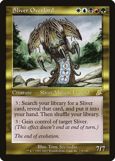 【Foil】【EN】スリヴァーの首領/Sliver Overlord [SCG] 金R No.139