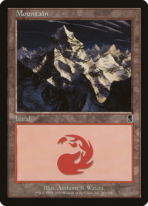 【Foil】【EN】山/Mountain [ODY] 無C No.343