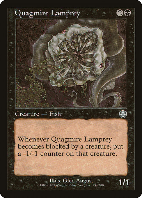 【Foil】【EN】泥沼のヤツメウナギ/Quagmire Lamprey [MMQ] 黒U No.154