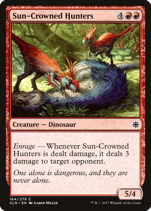 【Foil】【EN】太陽冠のハンター/Sun-Crowned Hunters [XLN] 赤C No.164