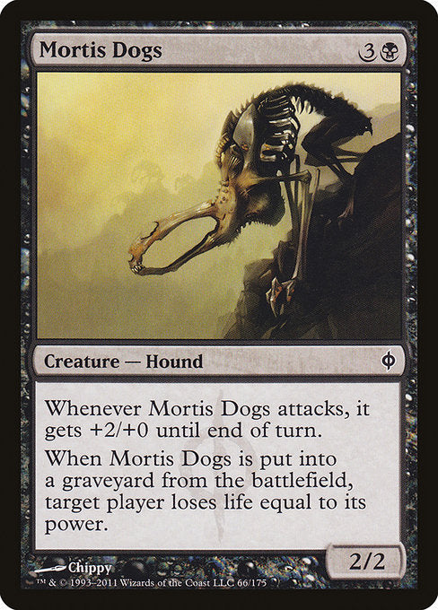 【Foil】【EN】死の犬/Mortis Dogs [NPH] 黒C No.66