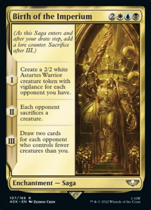 【Foil】【EN】Birth of the Imperium [40K] 金R No.107★