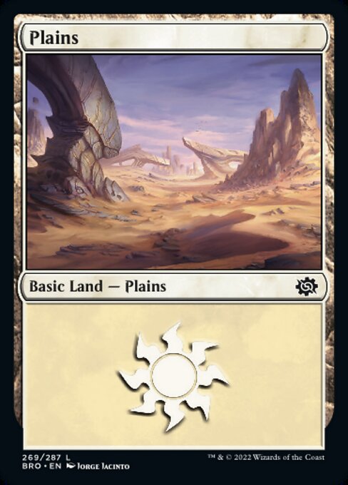 【Foil】【EN】平地/Plains [BRO] 無C No.269