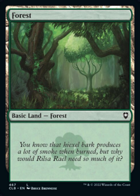 【Foil】【EN】森/Forest [CLB] 無C No.467