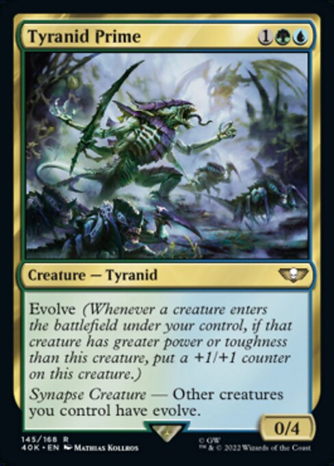 【Foil】【EN】Tyranid Prime [40K] 金R No.145★