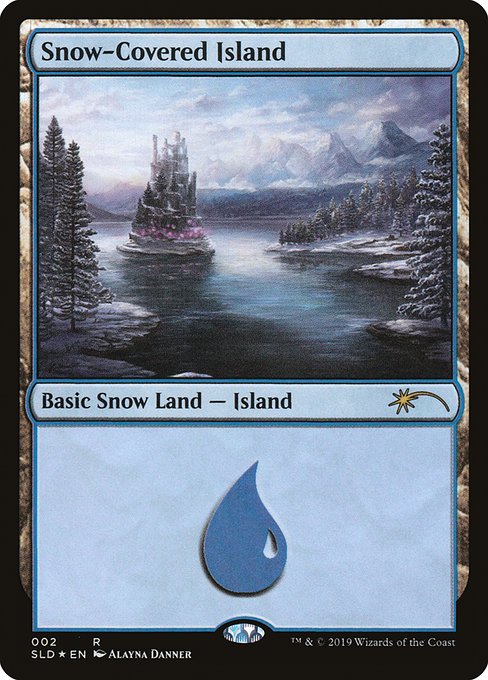 【Foil】【EN】冠雪の島/Snow-Covered Island [SLD] 無R No.2