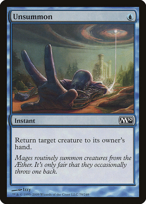 【Foil】【EN】送還/Unsummon [M10] 青C No.79