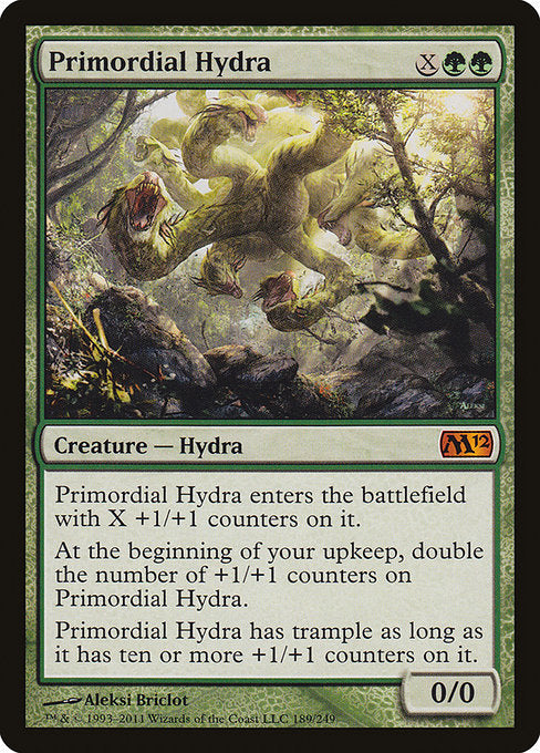 【Foil】【EN】始源のハイドラ/Primordial Hydra [M12] 緑M No.189