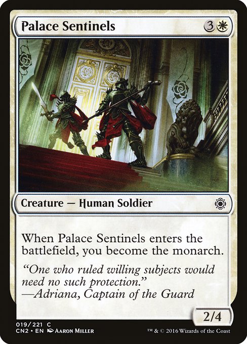 【Foil】【EN】宮殿の歩哨/Palace Sentinels [CN2] 白C No.19